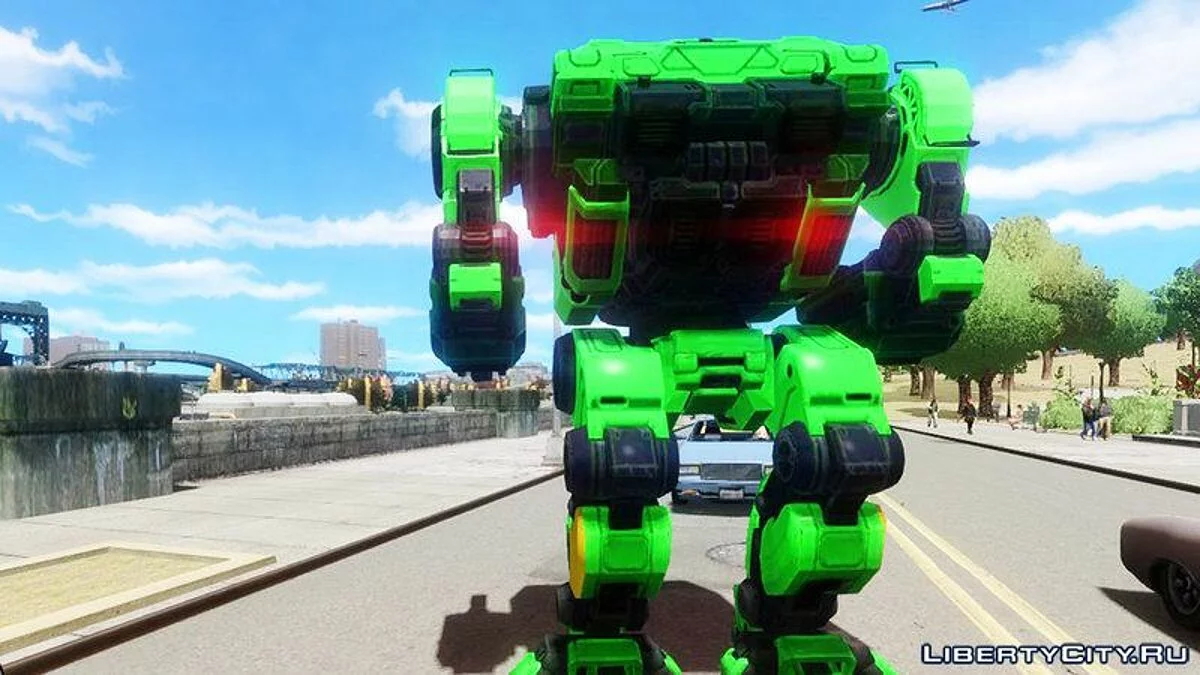 Modèle Direwolf de MechWarrior Online / GTA 4