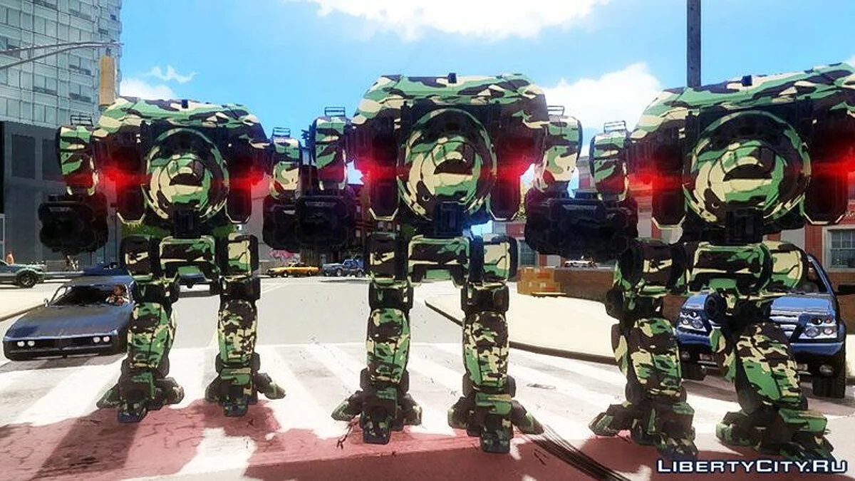 Modèle Direwolf de MechWarrior Online / GTA 4