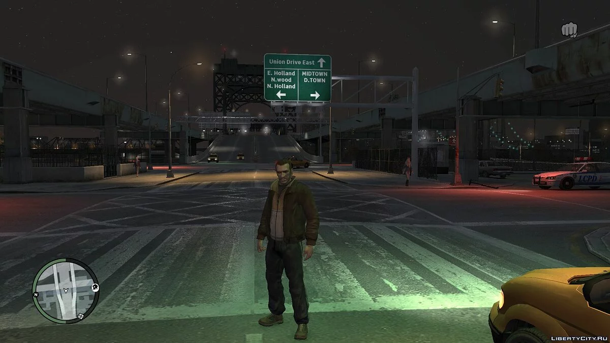 Изменение трафика в режиме реального времени / GTA 4