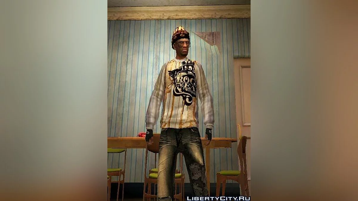 Rocawear White Sweater / GTA 4