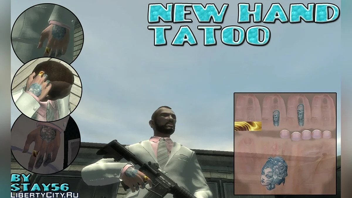 Nuevo tatuaje en la mano / GTA 4