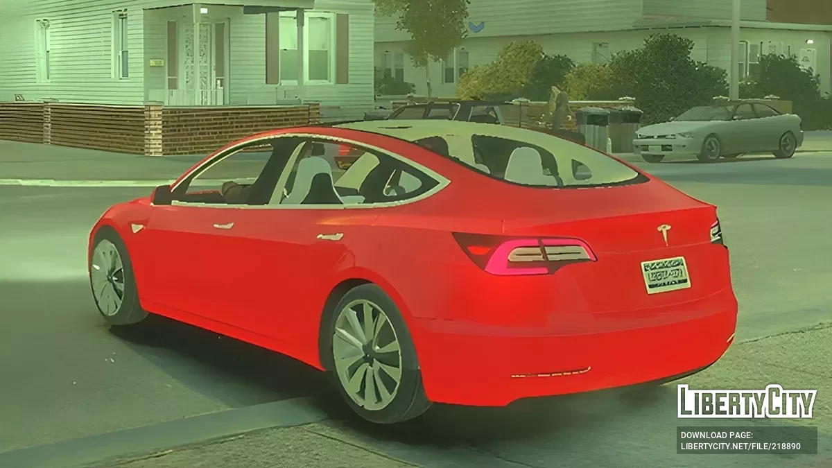 2018 Tesla Model 3 Високої Якості V1 / GTA 4