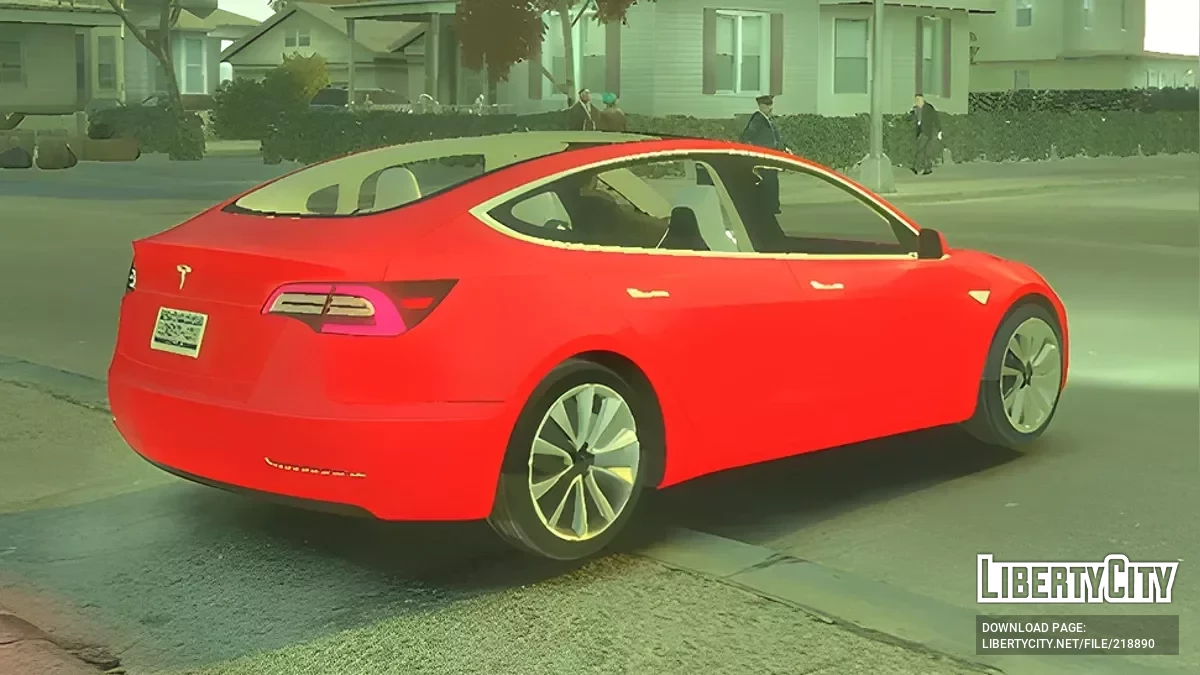2018 Tesla Model 3 Високої Якості V1 / GTA 4
