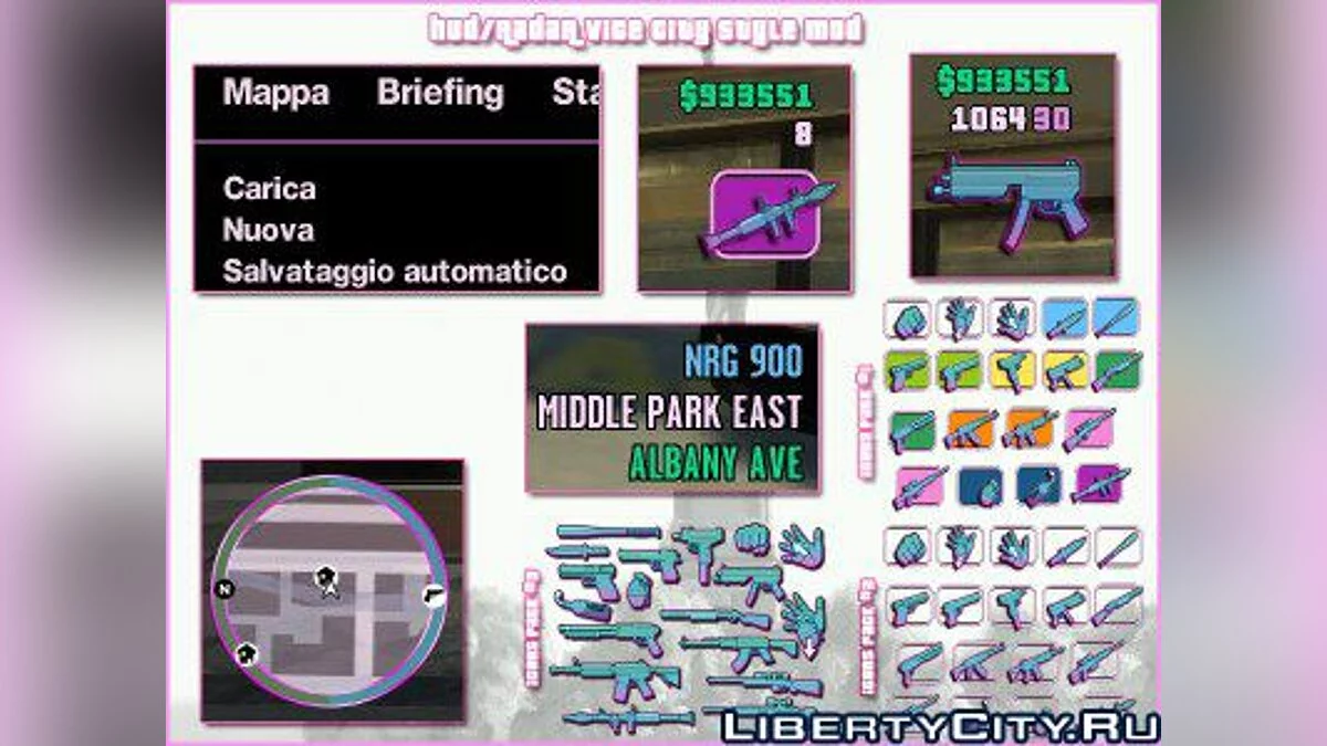 VC Style Radar/HUD for GTA 4 / GTA 4