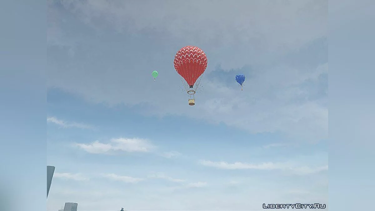 Hot Air Balloons in the Sky / GTA 4