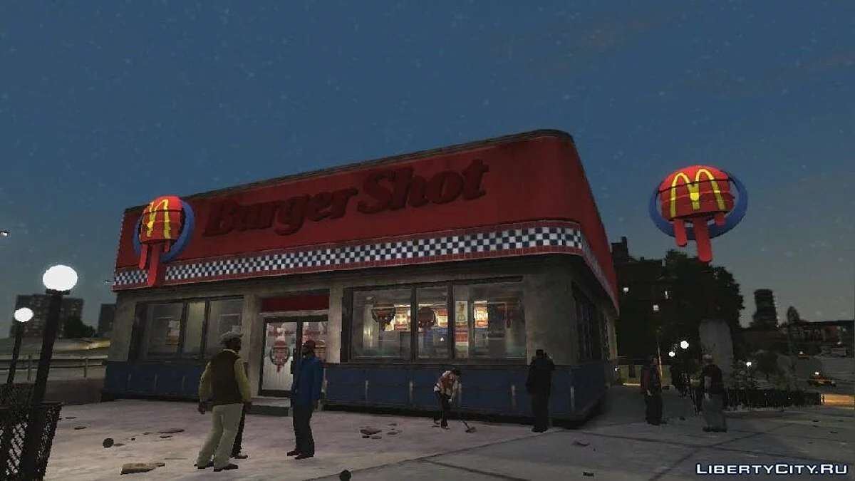 McDonald's мод v3.0 / GTA 4