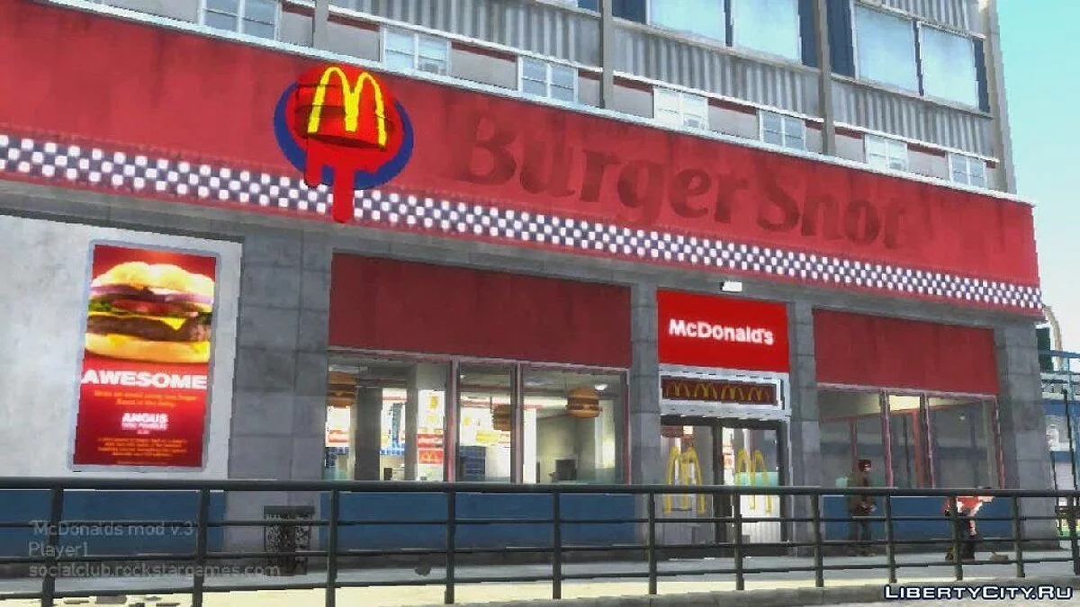 McDonald's mod v.3.0 / GTA 4
