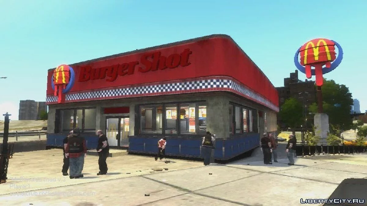 McDonald's mod v.3.0 / GTA 4