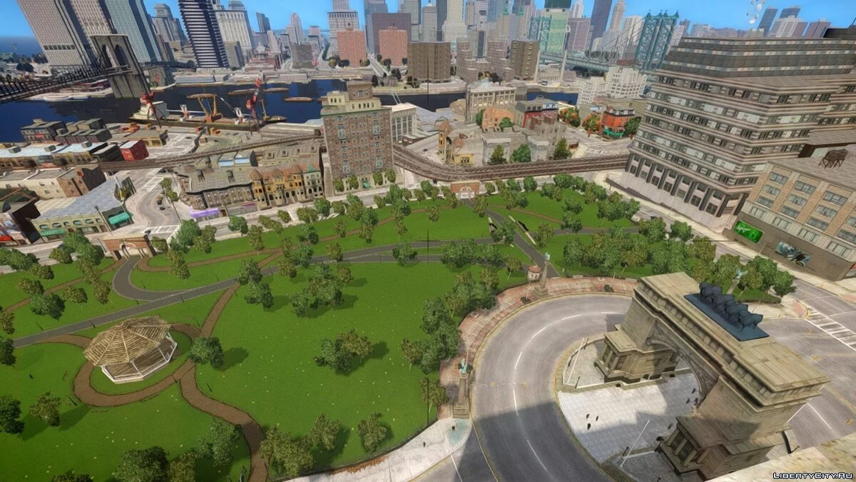 Refonte des textures d'Outlook Park par Benny / GTA 4