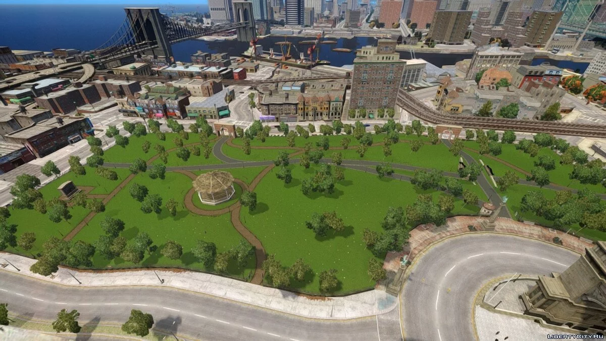Refonte des textures d'Outlook Park par Benny / GTA 4