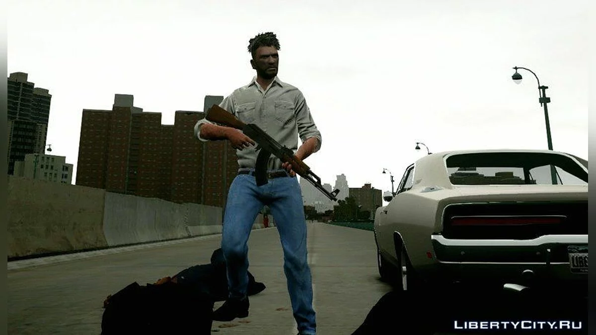 Стрижка полубокс і невелика борода для Ніко / GTA 4