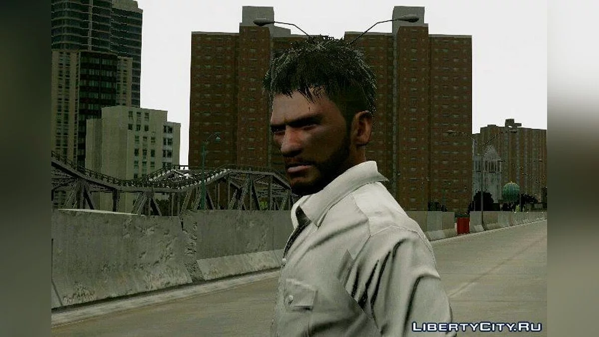 Стрижка полубокс і невелика борода для Ніко / GTA 4