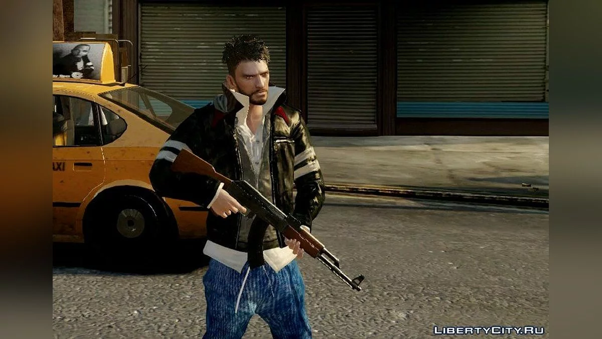 Стрижка полубокс і невелика борода для Ніко / GTA 4