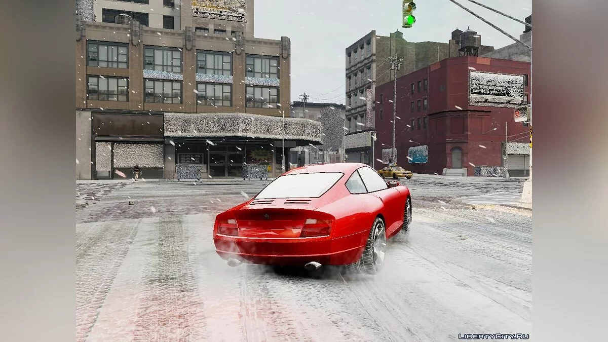 Winter Liberty Props - Зимовий мод / GTA 4