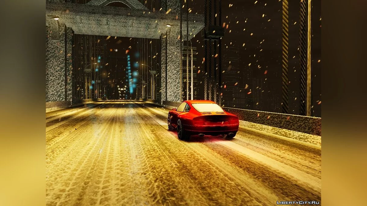 Winter Liberty Props - Зимовий мод / GTA 4