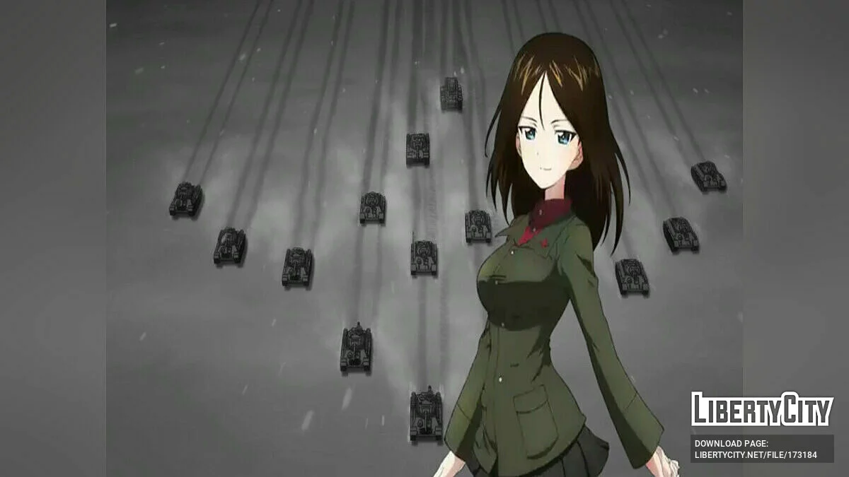 Girls und Panzer Intro et écran de chargement / GTA 4