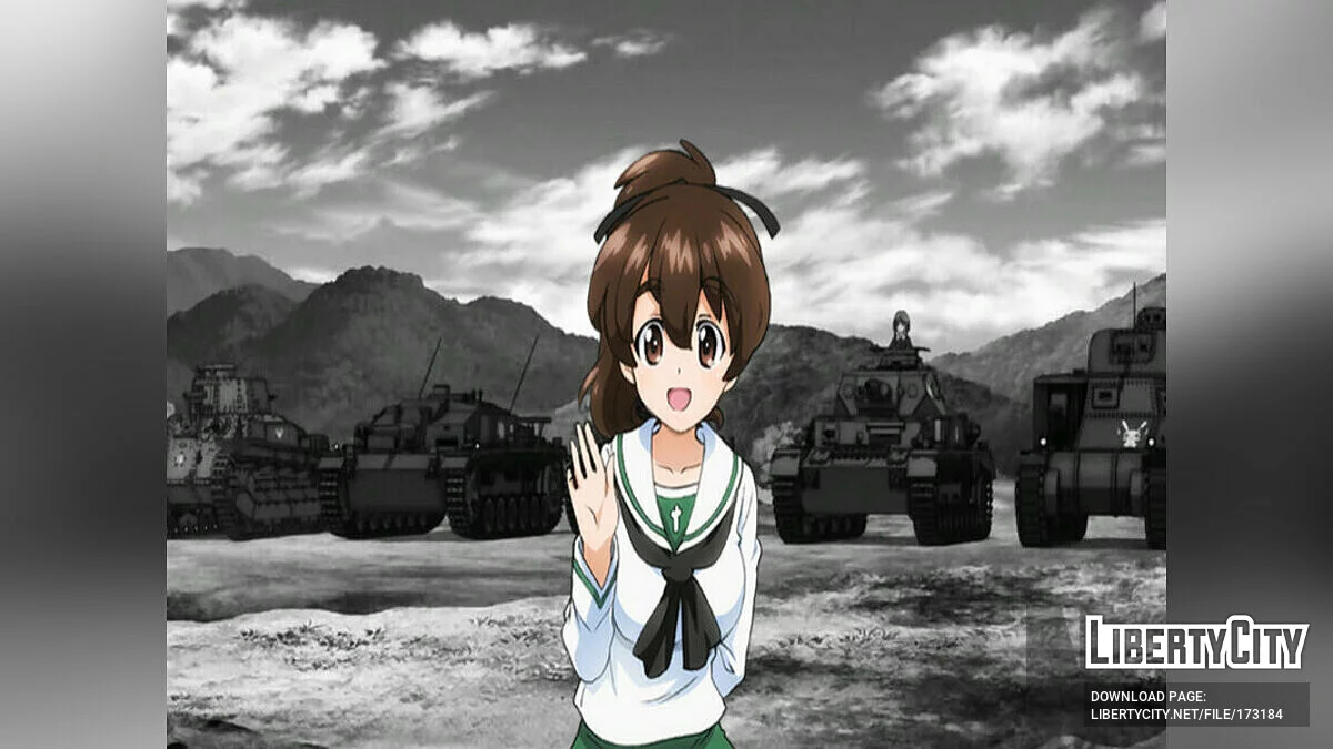 Girls und Panzer Intro et écran de chargement / GTA 4
