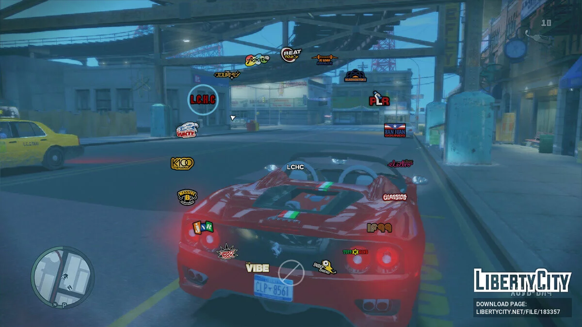 HD radio icons for GTA 5 Radio HUD mod / GTA 4