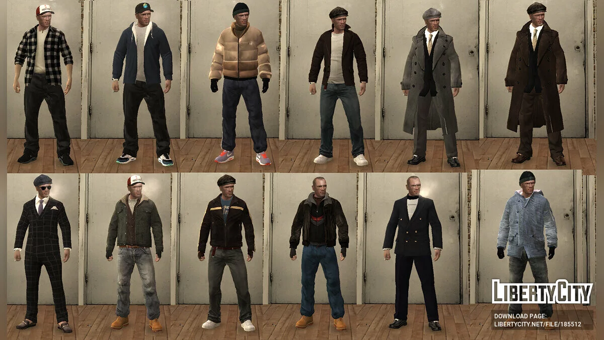 Koleksi Pakaian Besar / GTA 4