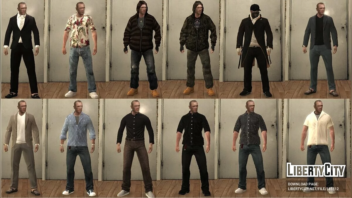 Koleksi Pakaian Besar / GTA 4