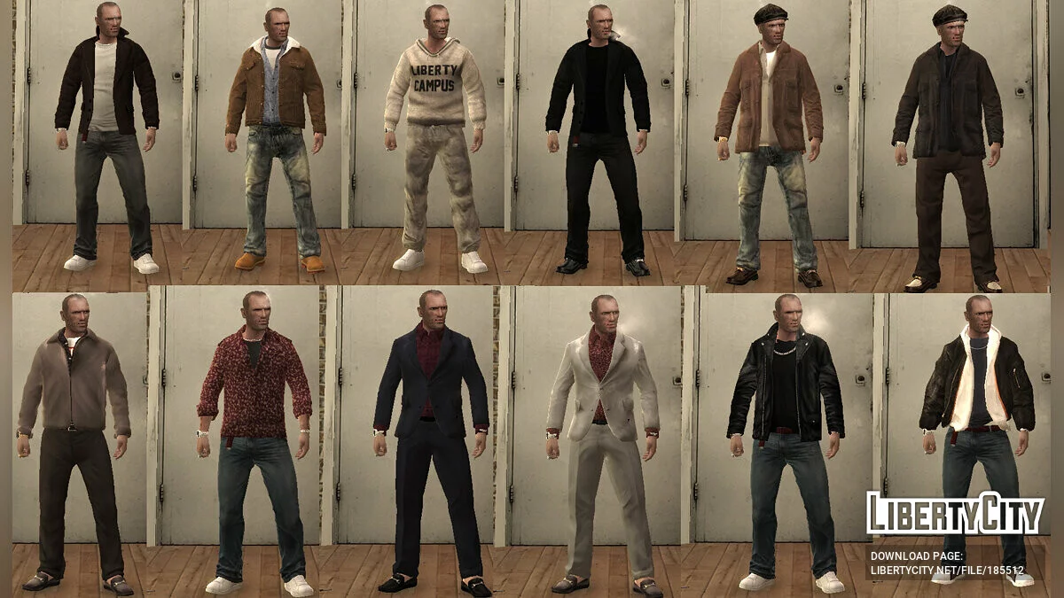 Koleksi Pakaian Besar / GTA 4