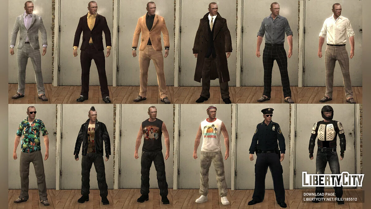 Koleksi Pakaian Besar / GTA 4