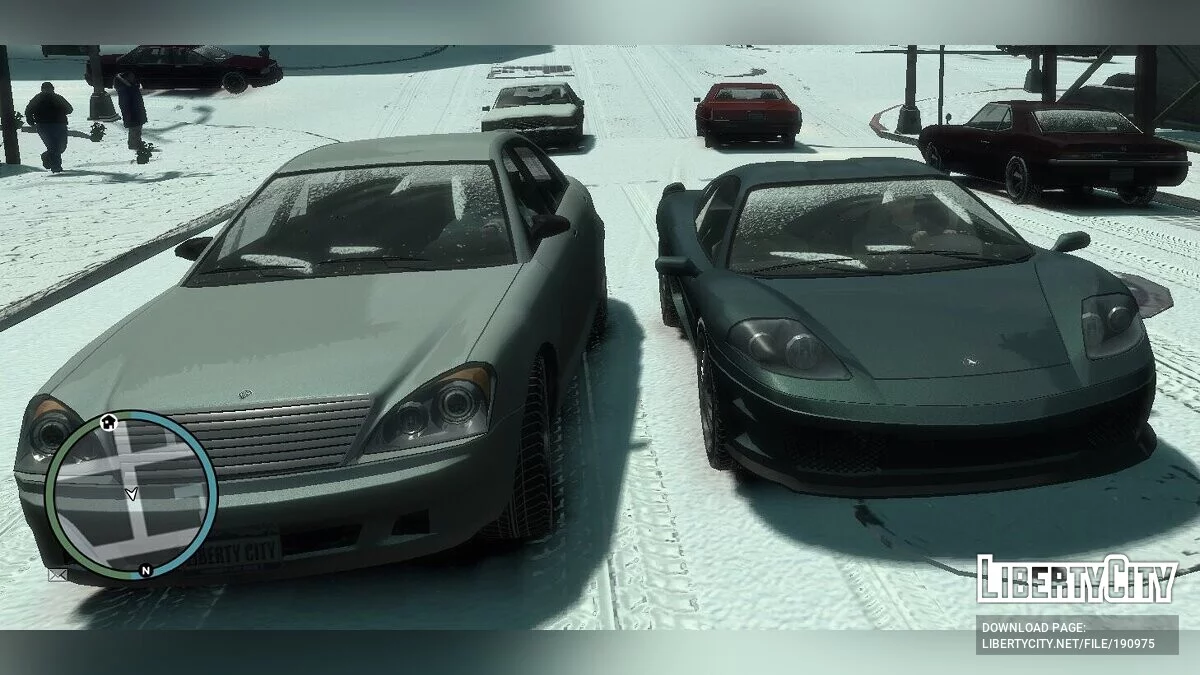 Kaca musim dingin baru untuk mobil / GTA 4