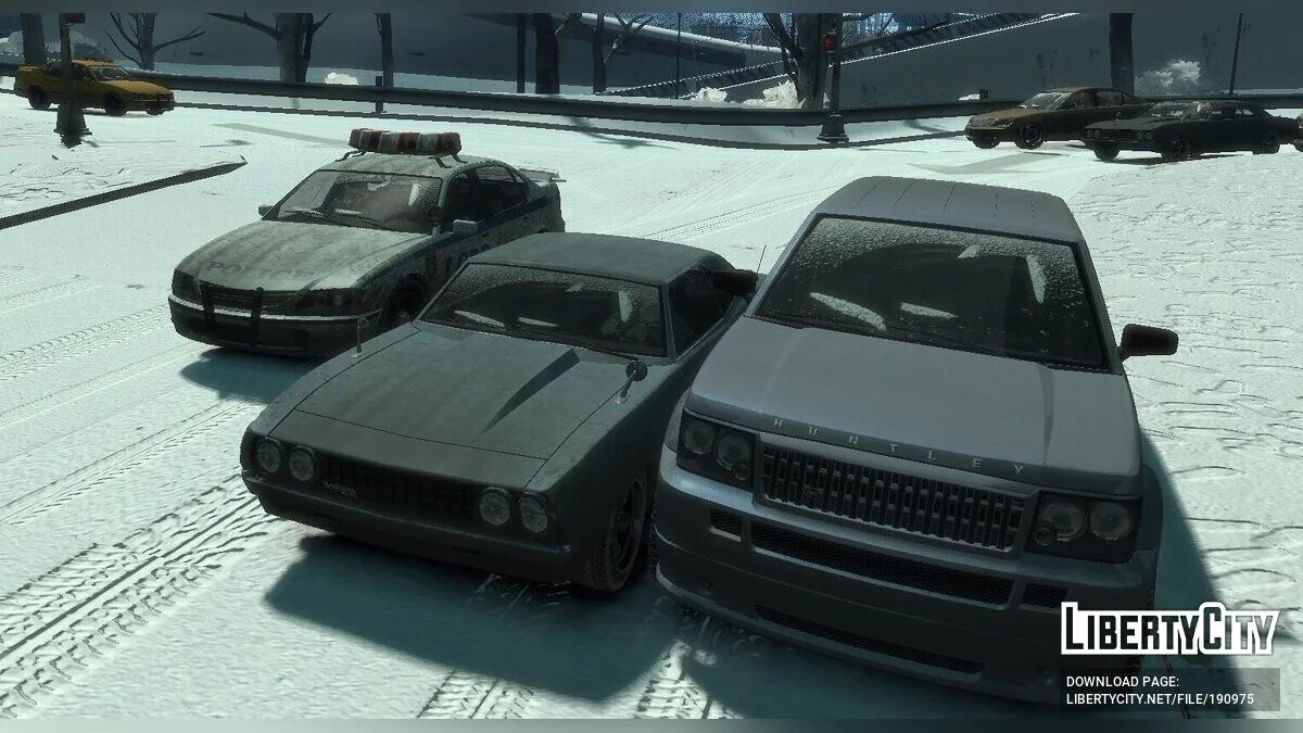 Kaca musim dingin baru untuk mobil / GTA 4