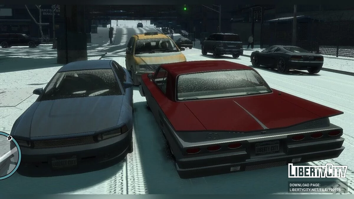 Kaca musim dingin baru untuk mobil / GTA 4