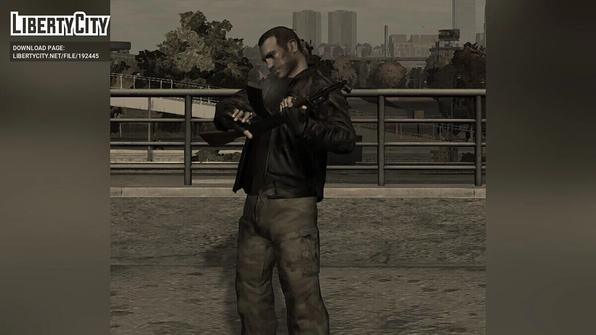 Veste noire et marron pour Niko Bellic / GTA 4