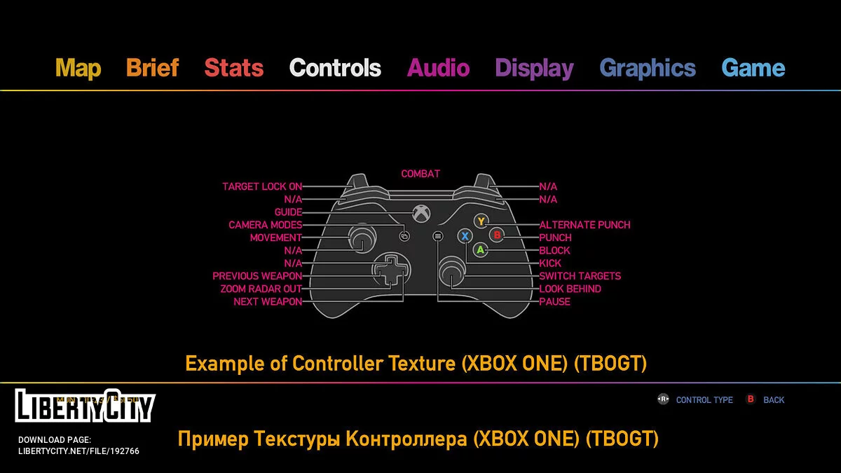 Кнопки від Xbox One/Series / GTA 4