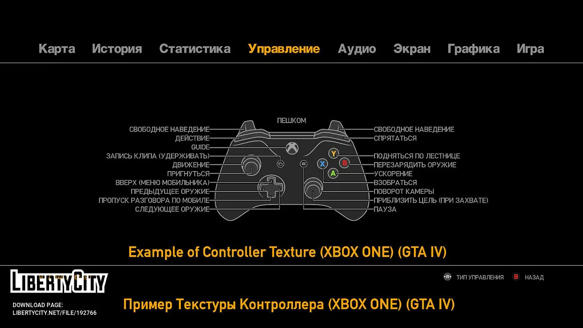 Кнопки від Xbox One/Series / GTA 4