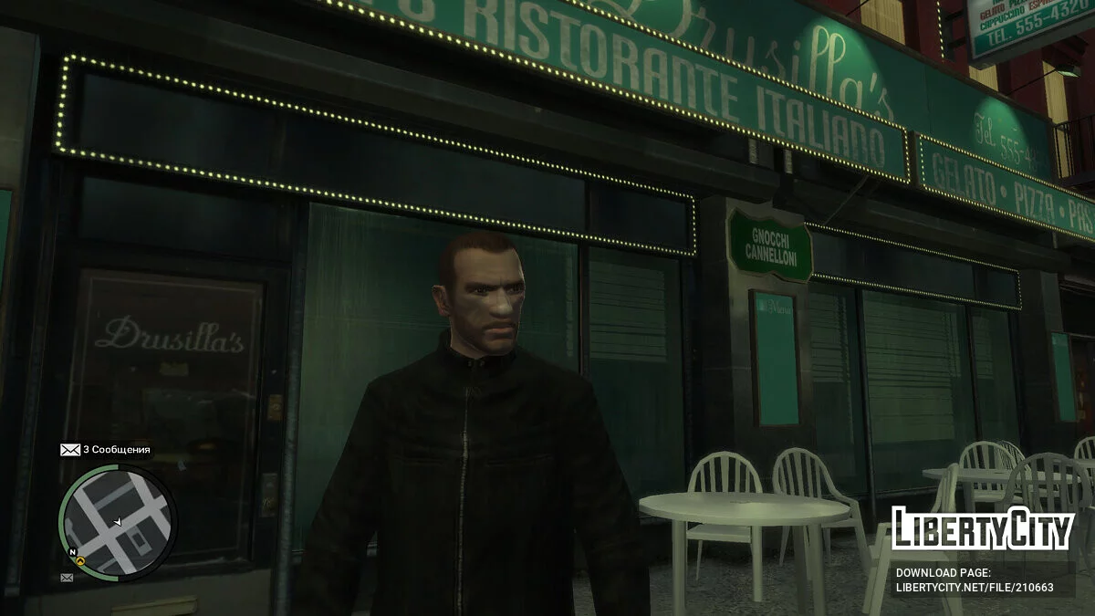 Improved textures for Niko Bellic / GTA 4