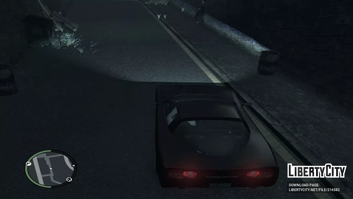Реалістичний ефект освітлення від машини / GTA 4