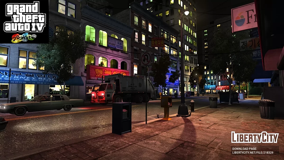 Luzes de rua brancas / GTA 4