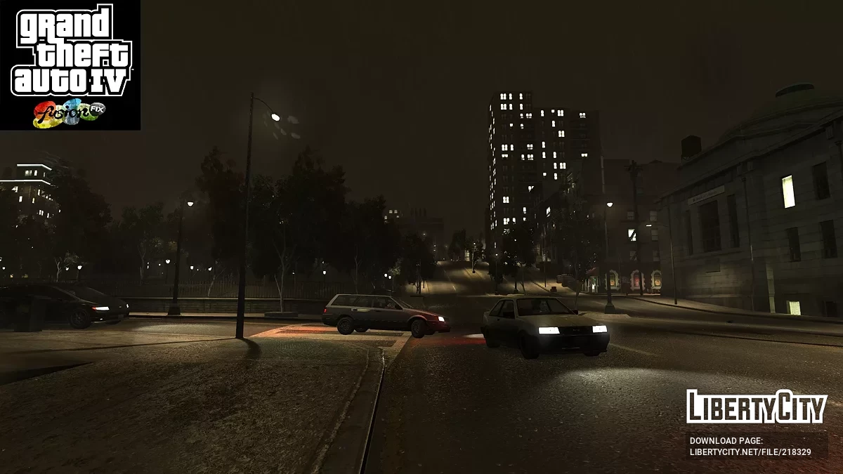 Luzes de rua brancas / GTA 4