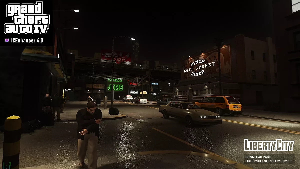 Luzes de rua brancas / GTA 4