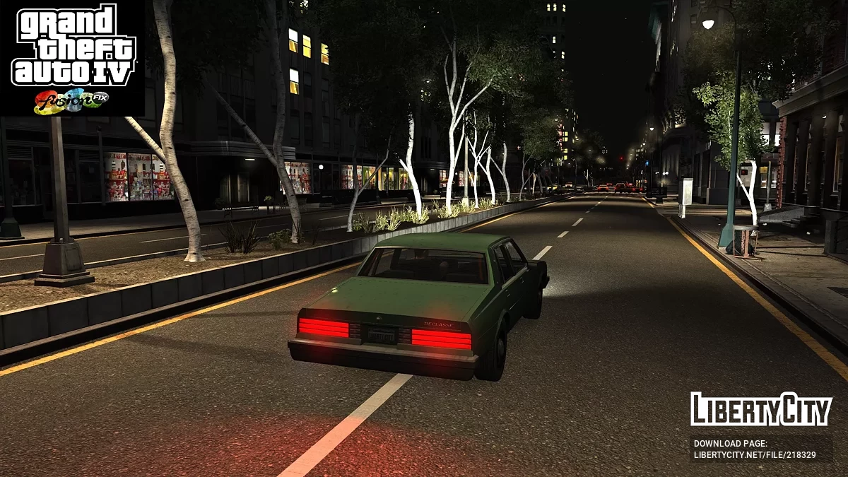 Luzes de rua brancas / GTA 4