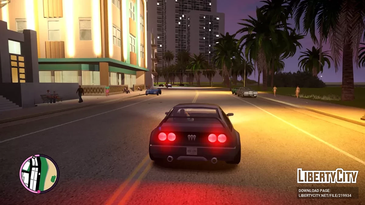 Моє особисте перетекстурування автомобіля для GTA Vice City Nextgen Edition / GTA 4