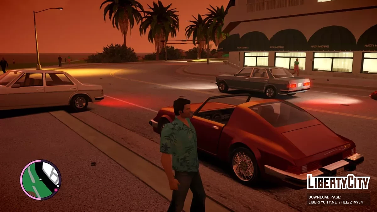 Моє особисте перетекстурування автомобіля для GTA Vice City Nextgen Edition / GTA 4