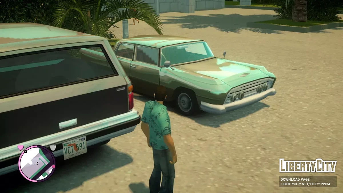 Моє особисте перетекстурування автомобіля для GTA Vice City Nextgen Edition / GTA 4