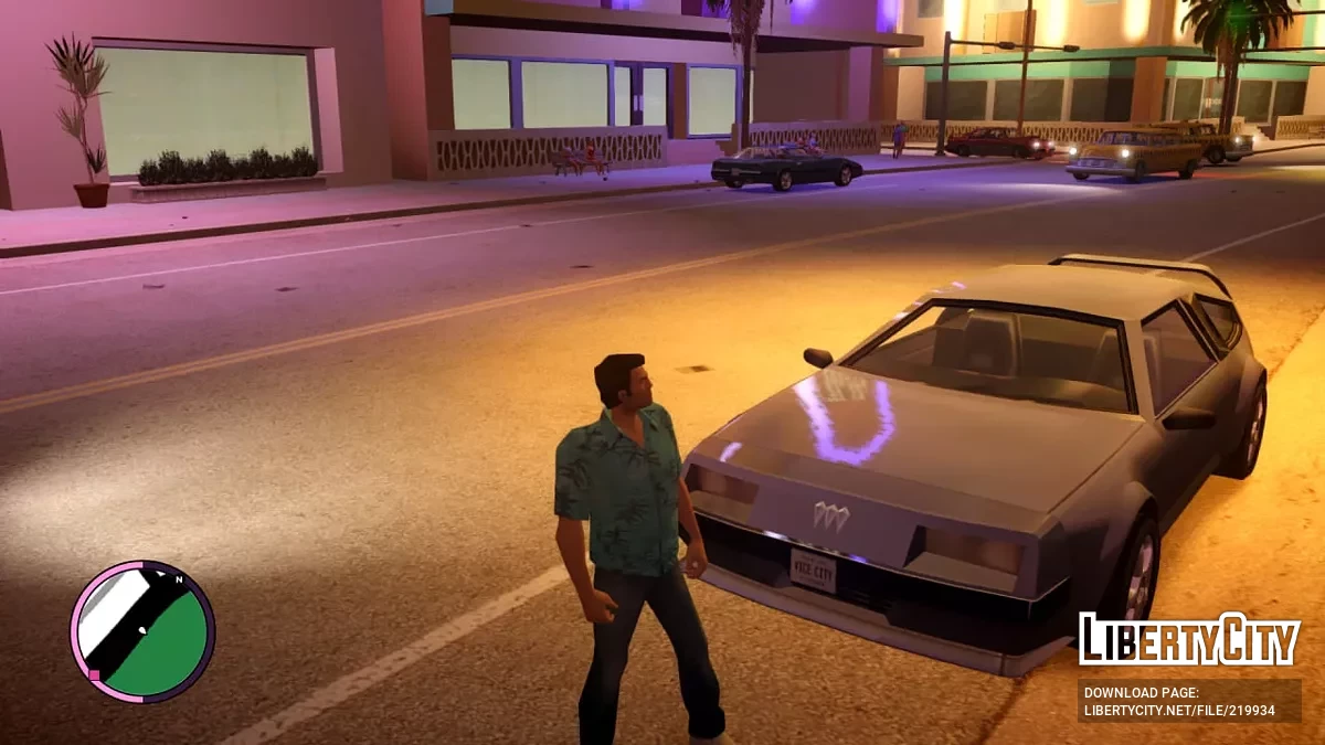 Моє особисте перетекстурування автомобіля для GTA Vice City Nextgen Edition / GTA 4