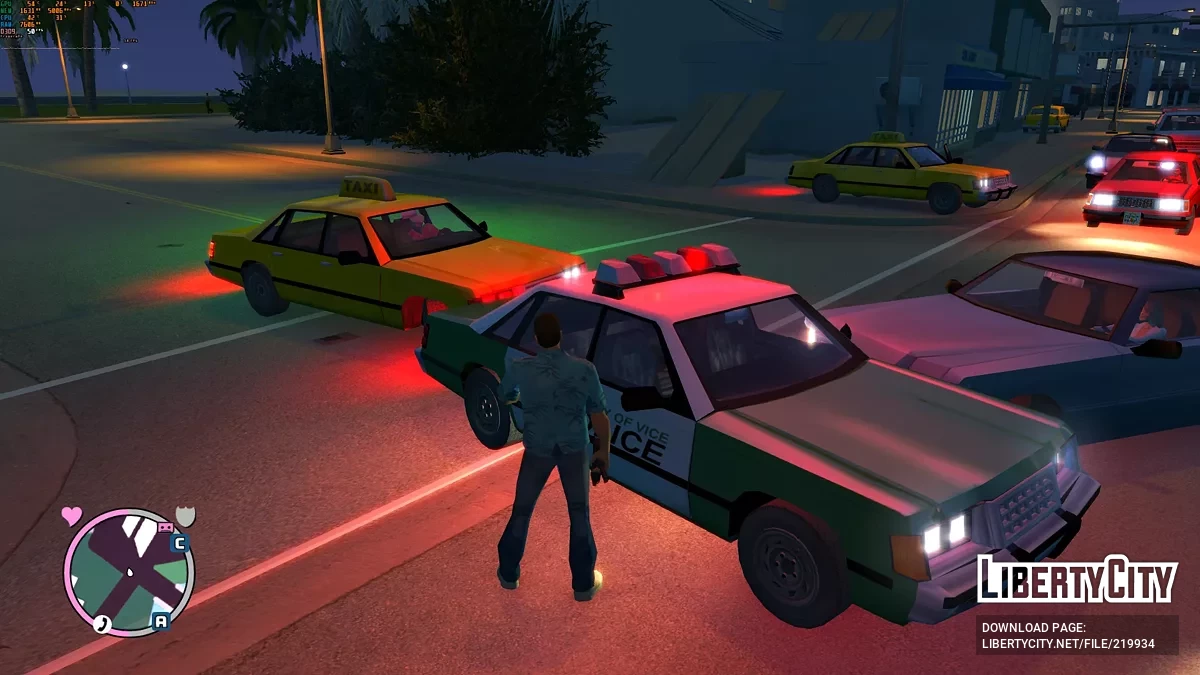 Моє особисте перетекстурування автомобіля для GTA Vice City Nextgen Edition / GTA 4