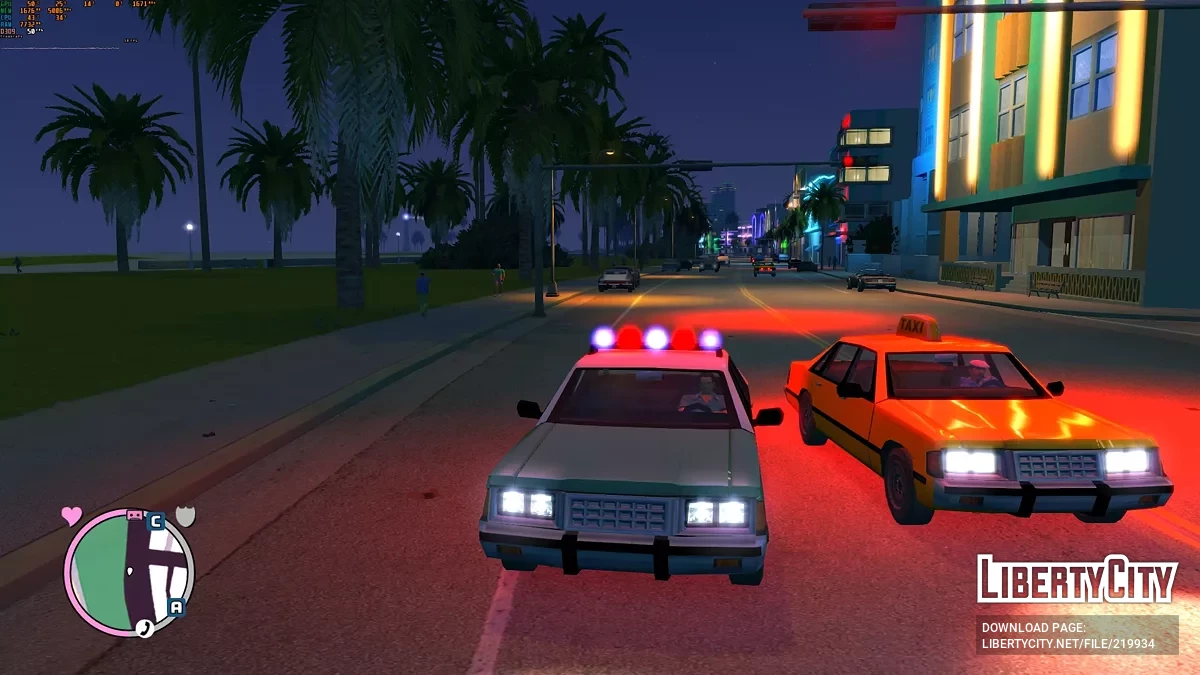 Моє особисте перетекстурування автомобіля для GTA Vice City Nextgen Edition / GTA 4