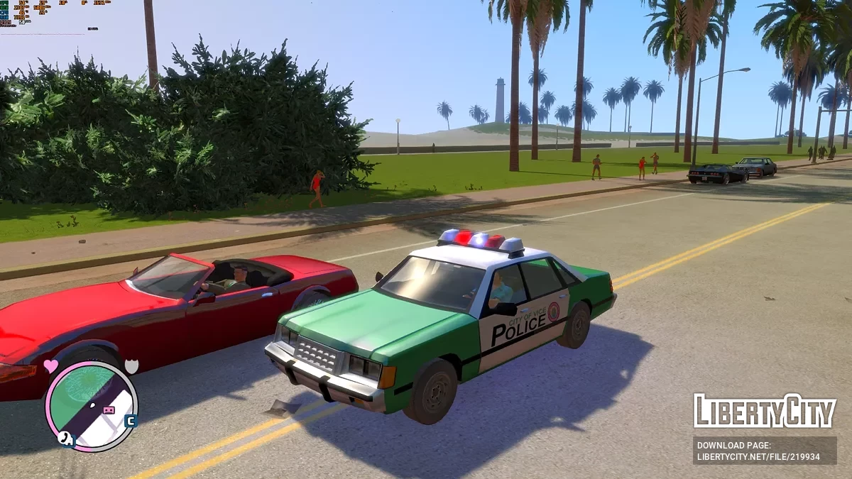 Моє особисте перетекстурування автомобіля для GTA Vice City Nextgen Edition / GTA 4