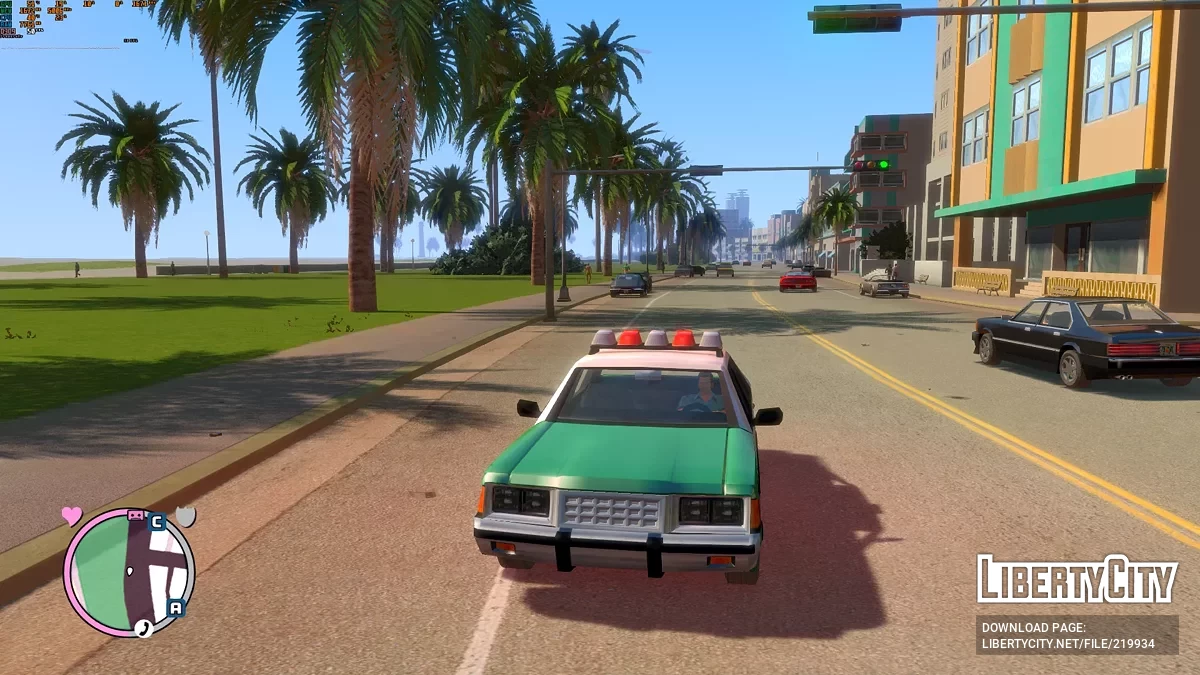 Моє особисте перетекстурування автомобіля для GTA Vice City Nextgen Edition / GTA 4