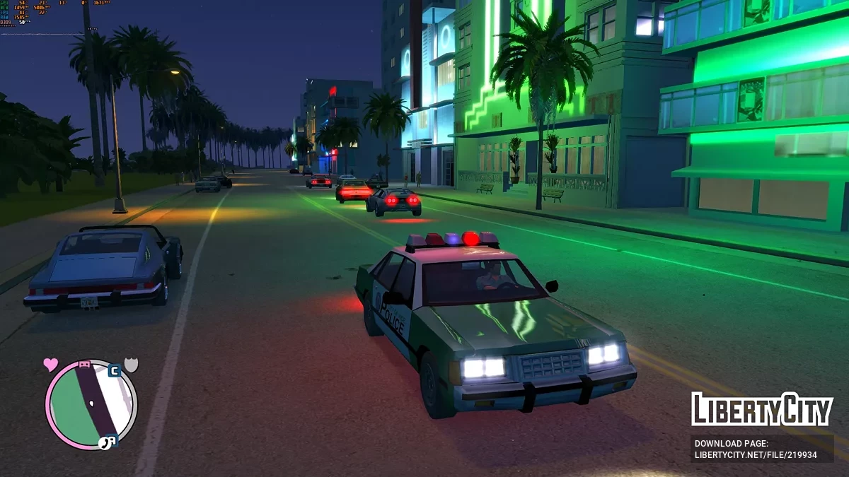 Моє особисте перетекстурування автомобіля для GTA Vice City Nextgen Edition / GTA 4