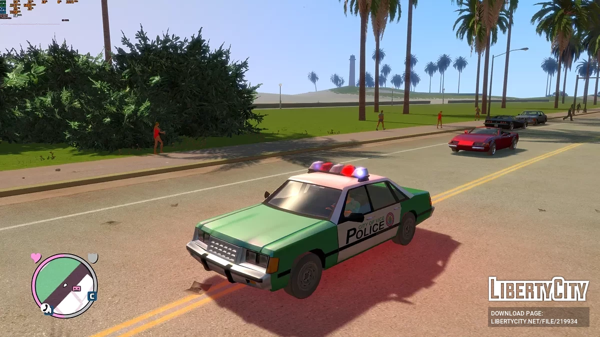 Моє особисте перетекстурування автомобіля для GTA Vice City Nextgen Edition / GTA 4
