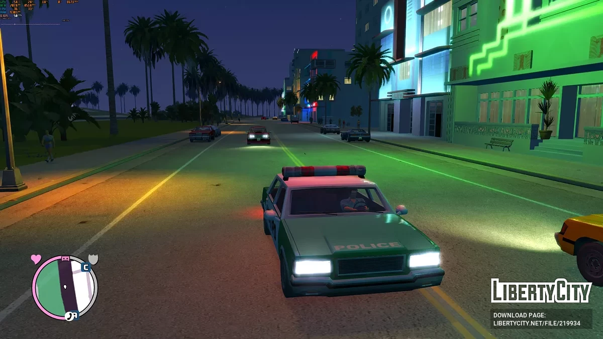 Моє особисте перетекстурування автомобіля для GTA Vice City Nextgen Edition / GTA 4