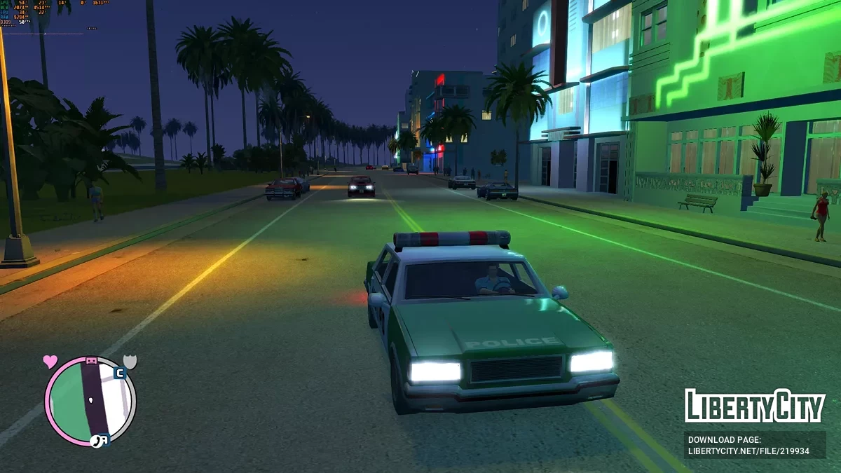 Моє особисте перетекстурування автомобіля для GTA Vice City Nextgen Edition / GTA 4